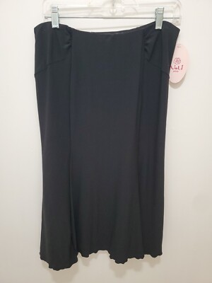 Vol. 1 Petite Skirt, Black Size PL, Poly/Spandex Blend, New With Tags