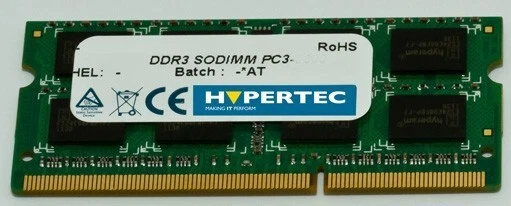 Hypertec Toshiba equivalent 4GB Low Voltage SODIMM PA3670U-1M4G-HY CR046 AA 07 - Image 4 of 4