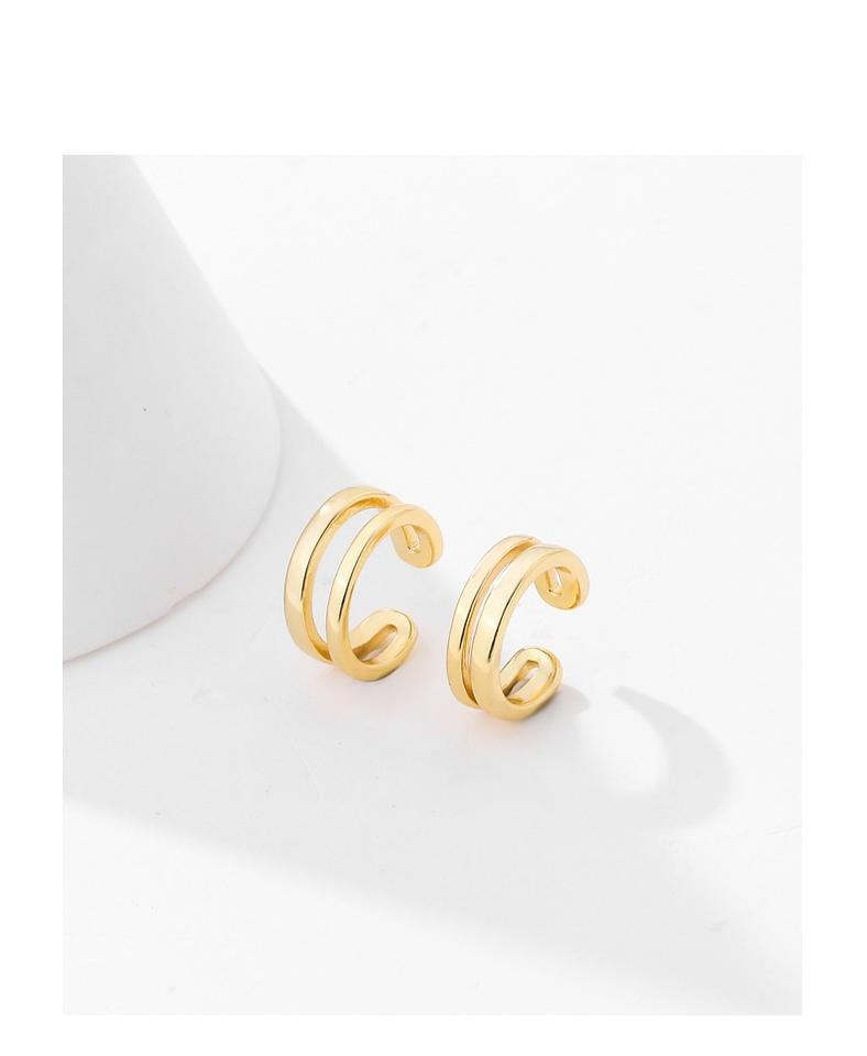 Minimalista Ear Cuff 925 Plata de Ley sin Perforación para Mujeres