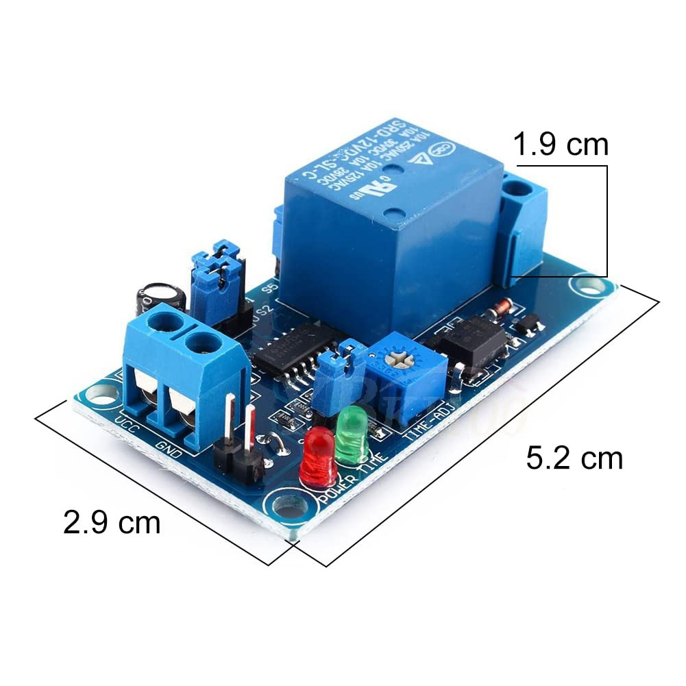 12V DC Delay Relay Delay with Timer Turn On/Delay Turn off Switch Module Delay C