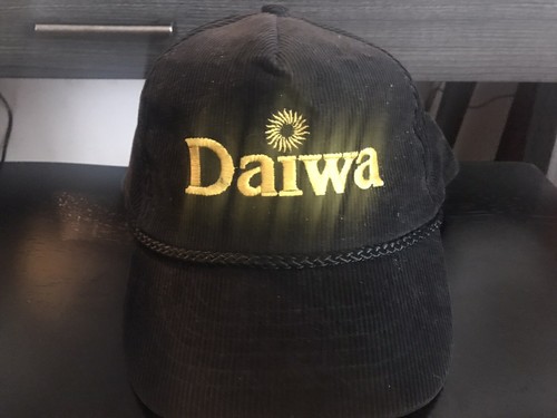 Vintage Daiwa Corduroy SnapBack Hat 