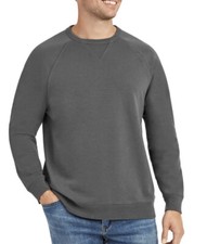 Member's Mark Men's Long Sleeve French Terry Crewneck Sweatshirt Gray Size Small