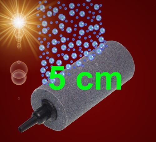 2 Stück Osaga Belüfterplatten 80mm - Sprudelsteine Für Teich & Aquarium