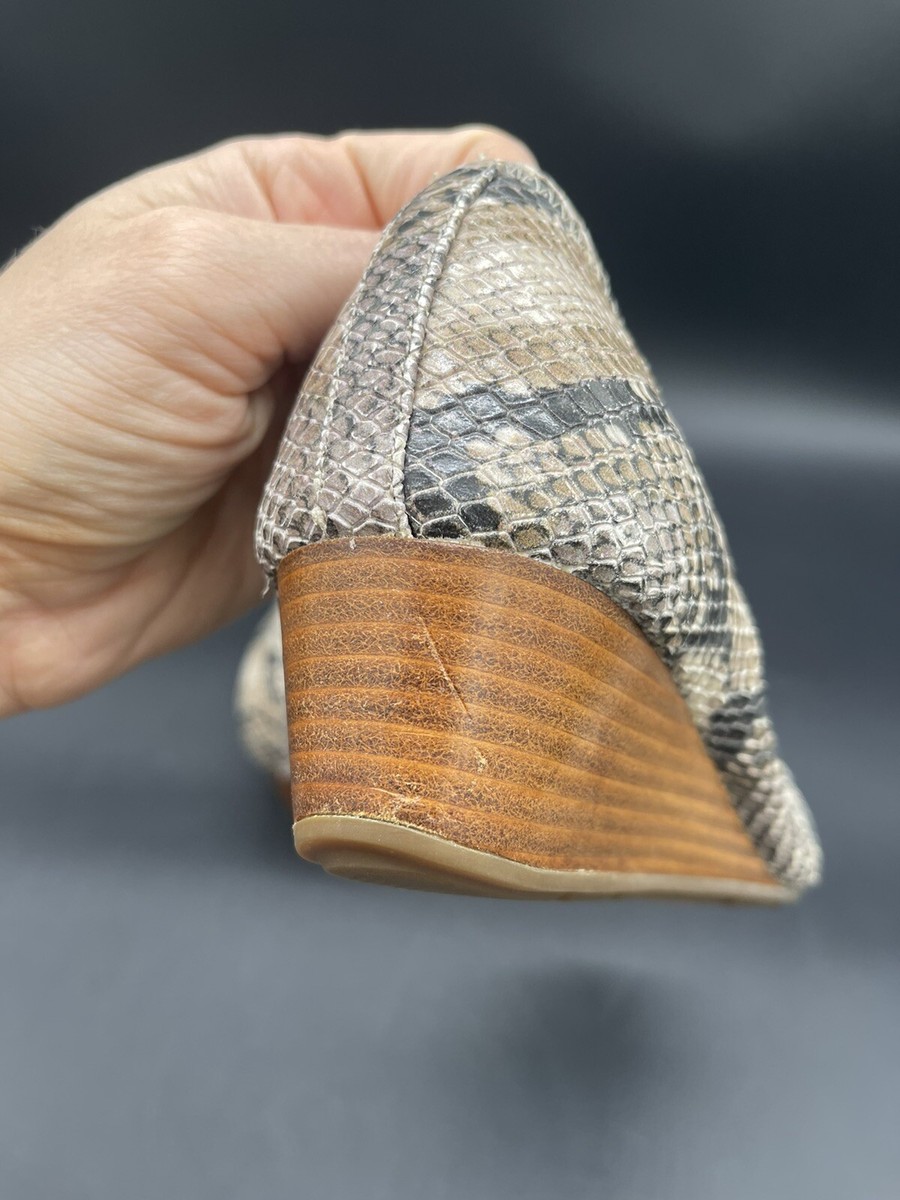 Cole Haan N Air 'Tali' Women's Open Toe Wedge Snakeskin