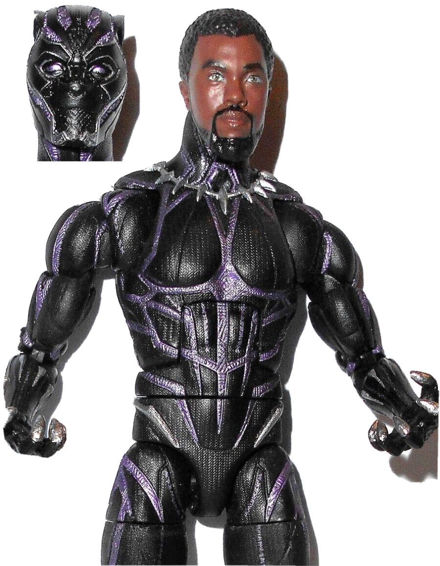 marvel legends BLACK PANTHER complete Legacy movie studio chadwick