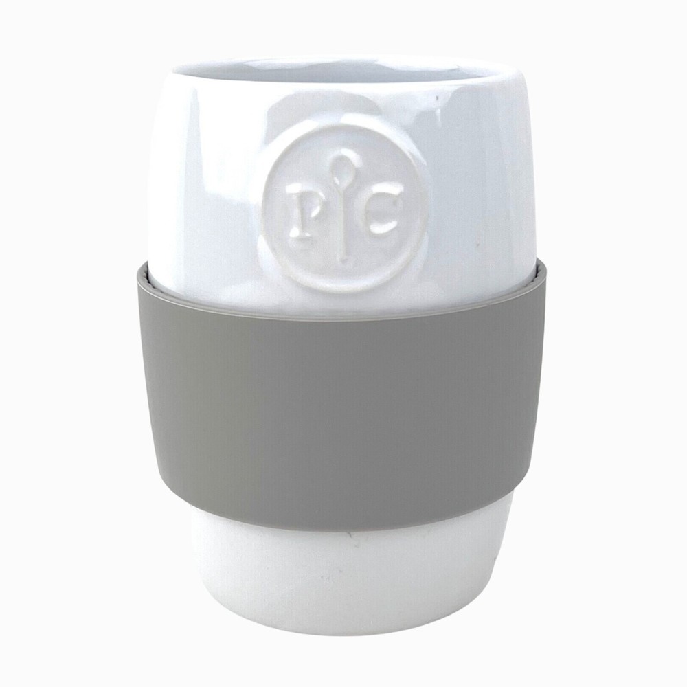Pampered Chef Ceramic Egg Cooker Coffee Mug Silicone Sleeve Replacement No Lid
