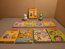 LEAP FROG TAG JUNIOR LOT, 9 BOOKS, 2 HAND HELD READING SYSTEMS Tested And Works