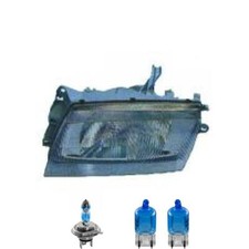Scheinwerfer links manuell inkl. OSRAM Lampen H4 für Mazda 323 S V BA