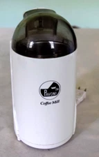 Vintage La Pavoni Coffee Mill (Model CG-945) White Coffee Grinder Tested