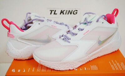 Nike バレーボールシューズ ハイパーエース3 SE 29cm(中古品) Nike Air Zoom HyperAce 3 SE Volleyball White Pink Foam Violet Rare