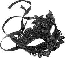 Brocade Lace Masquerade Ball Mask Pair Graduation Birthday Prom Wedding Party