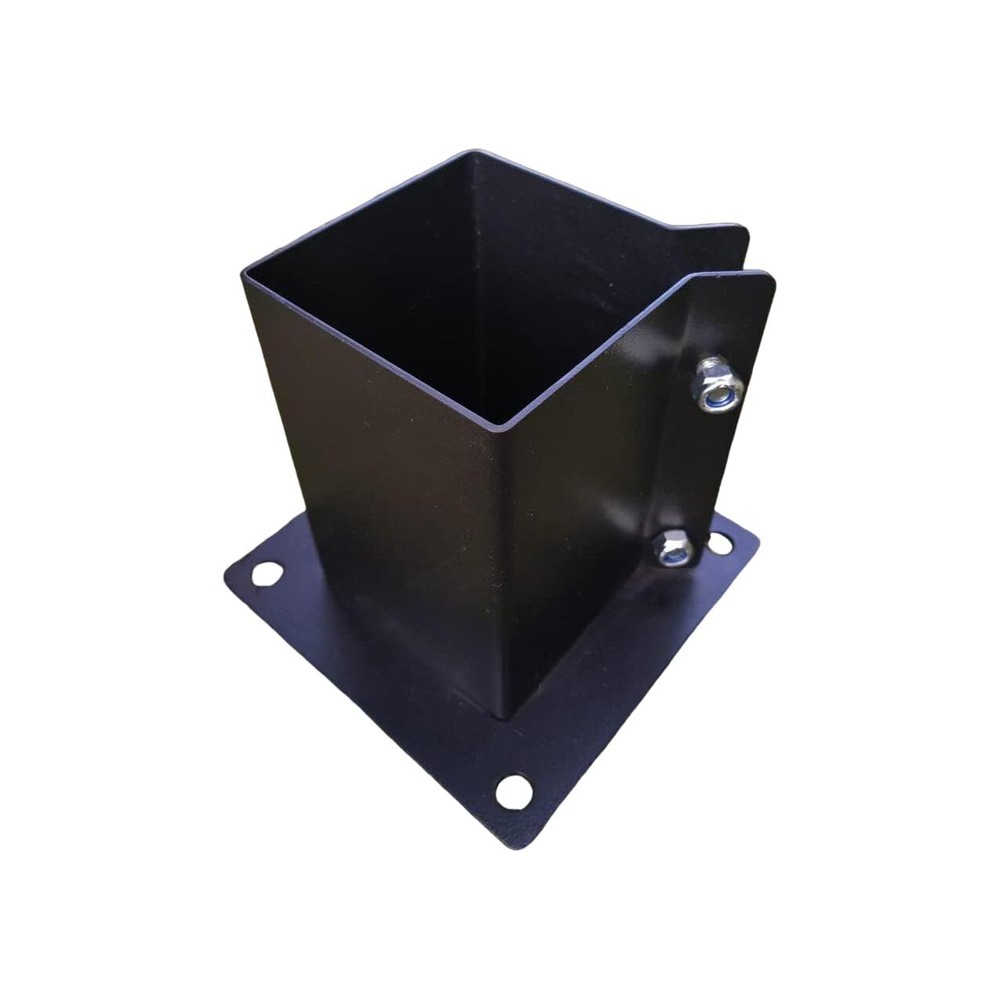 Deck Post Base Post Mounting Base Wood Post Support Black Metal Post Bracket 6x6
