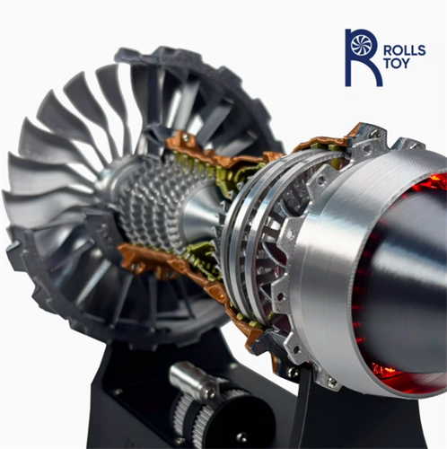 Motor de avión escala 1/16 Turbofan Blade A380 Trent 900 motor modelo eléctrico - Imagen 5 de 17