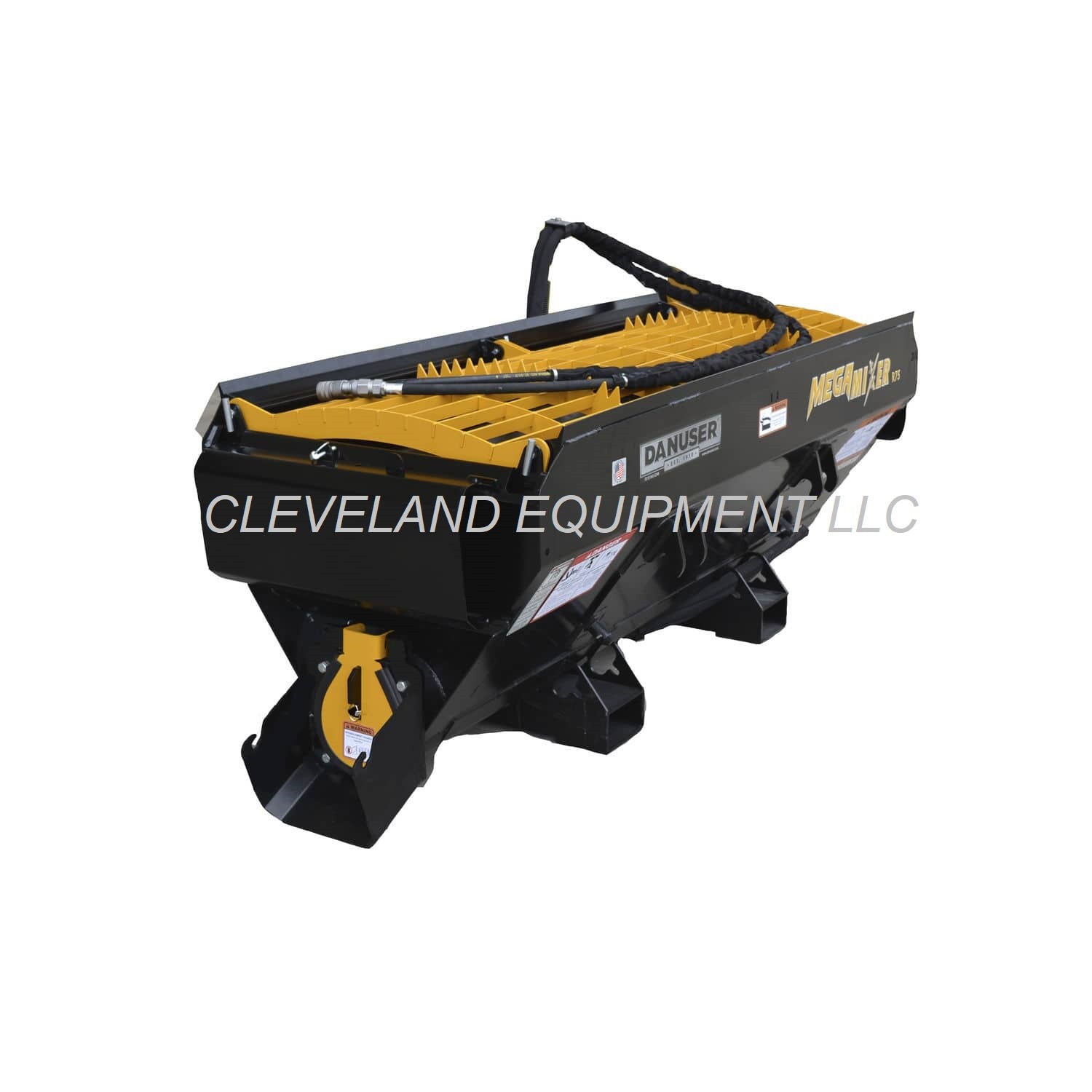 NEW DANUSER S75 MEGA MIXER ATTACHMENT Skid Steer Loader Side