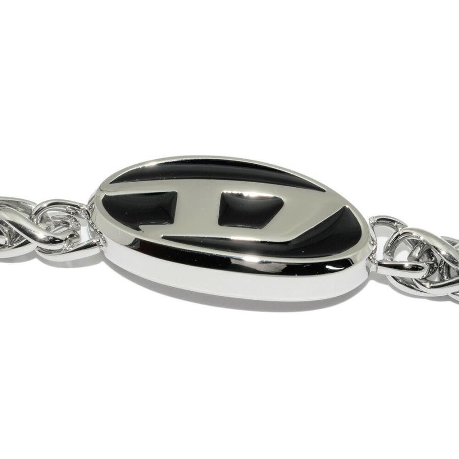 DIESEL ブレスレット DX1469040 SILVER/BLACK Men's Diesel Bracelet DX1469040 Silver / Black DIESEL Accessories