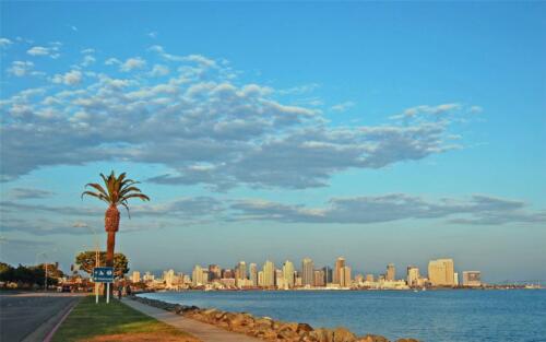 SAN DIEGO SKYLINE GLOSSY POSTER PICTURE PHOTO pacific ocean water cool nice 1753 - 第 1/1 張圖片