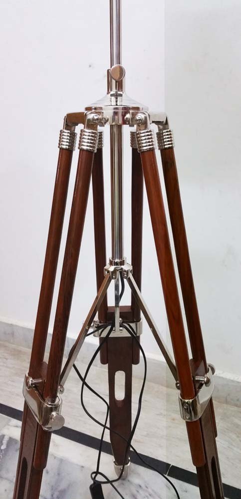 Lampada da terra treppiede nautico Marien Designer Royal Nautical supporto pa... foto 4