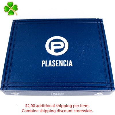 Plasencia Toro Alma Del Cielo Boreal Wood Cigar Box 10'' x 8.25'' x 1.75''