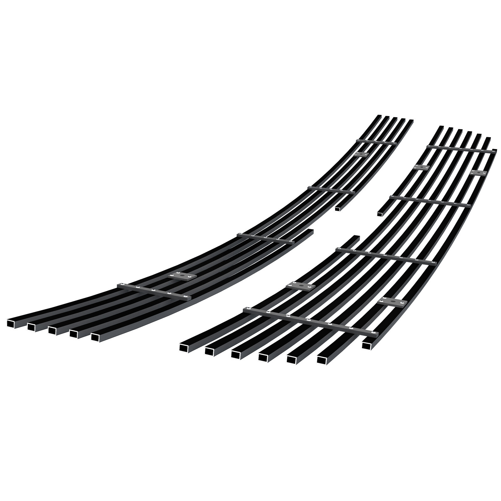 Aggressive Mesh Grille For Chevy Silverado 1500/2500/3500 (2005-2007) – Gloss Black - View #3
