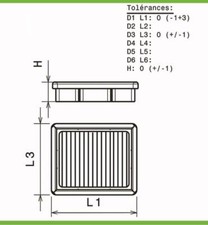 Filtre à air Honda CRV