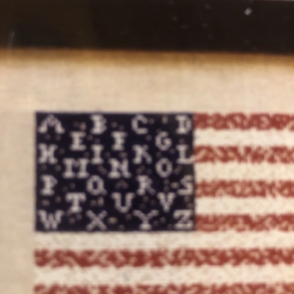 Bent Creek The Flag Counted Cross Stitch Pattern - Image 3 of 4