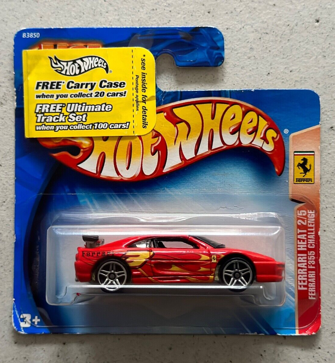 2003 Hot Wheels FERRARI F355 CHALLENGE with Protector Heat 355