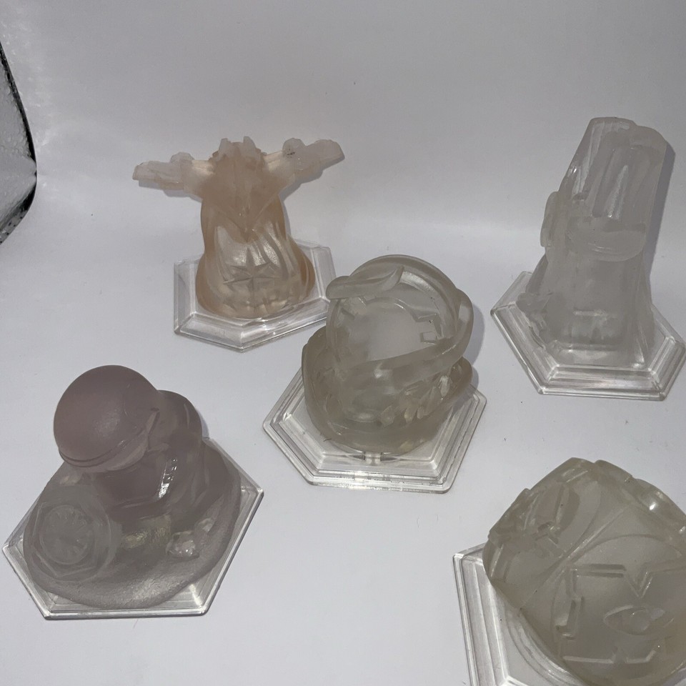 Disney Infinity Lot of 7 Crystal Playsets Avengers, Star Wars, Monsters