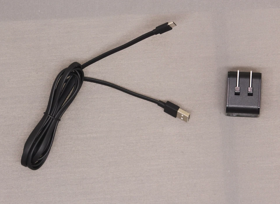 new Just Wireless Wall Charger Micro-USB 5 Ft. Flat Cable Cord Black - Image 2 of 3