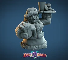 Ms Claus by Epics N Stuffs | D&D | DnD | Print on Demand