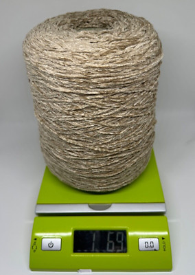 Acrylic Chenille Machine Knitting Yarn Cone - 1LB, 6oz  1500YPP ''French Linen''