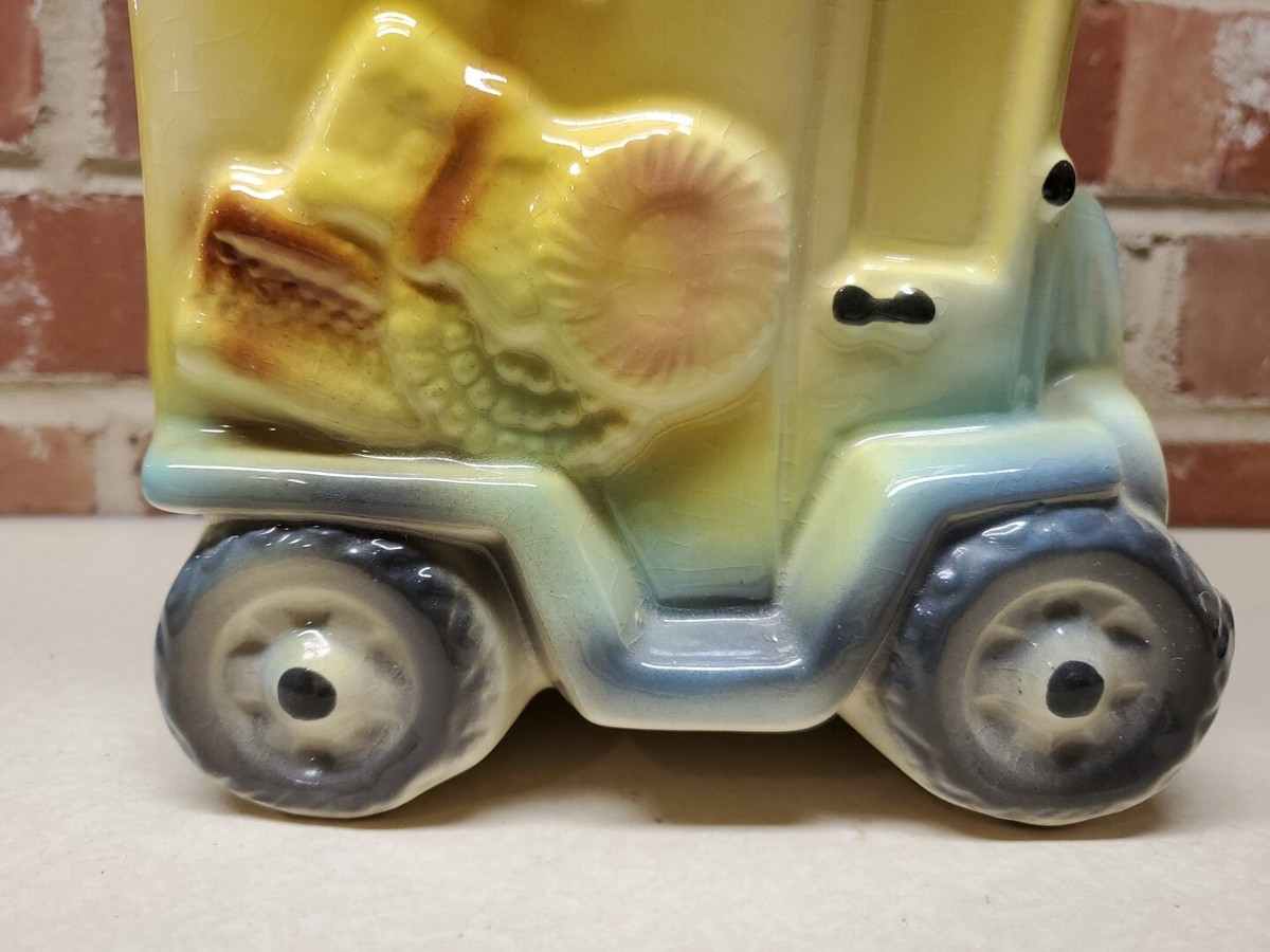 Vintage Truck Cookie Bags - 10 Count Food Safe Treat Bags With Zip Closure