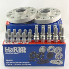 H&R Spurverbreiterung 56mm silber für Q7 997 981 982 987 991 997 Cayenne Touareg