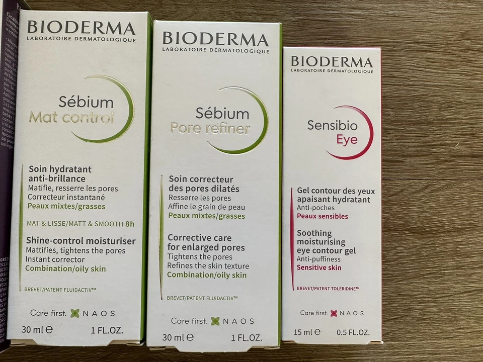 Bioderma Sebium Hydra, Matte Control, Eye Gel, Gel Creme, Pore Refiner, Creme - Image 4 of 4