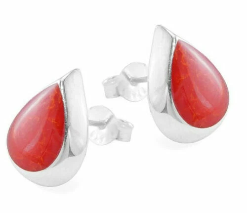 Handgefertigte Echtschmuck Birne -/- Tropfen