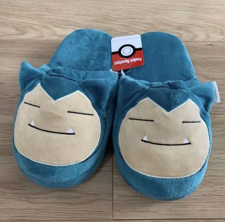 SNORLAX Slippers Room POKÉMON Tug Japan Anime | eBay