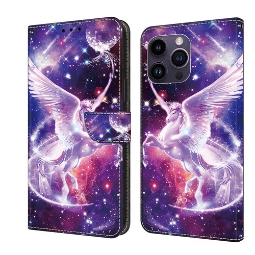 Flip Leather Painted Wallet Cover Case For S22 S21 S20 S23FE S24 Ultra - Picture 12 of 17