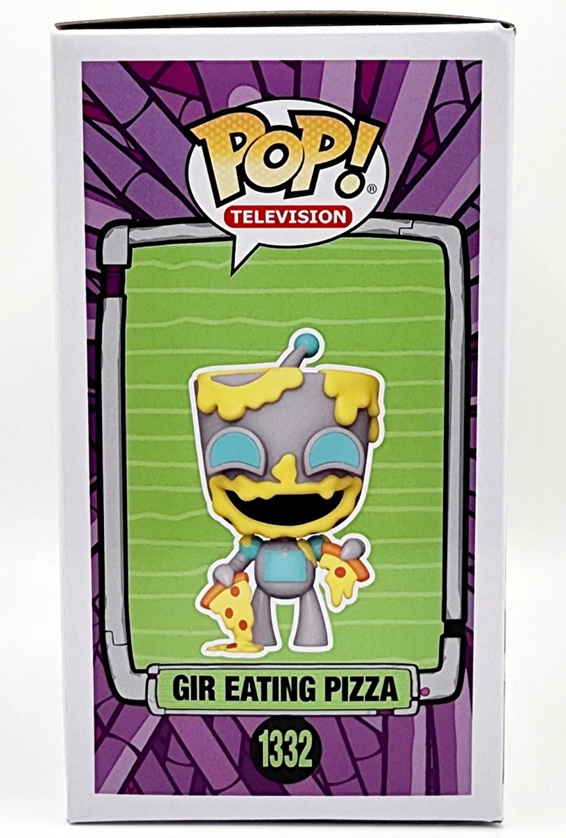 Funko Pop! Animation Invader Zim GIR Eating Pizza 1332 Exclusivo - Moça do  Pop - Funko Pop é aqui!