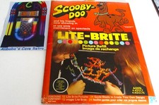new 1978 Lite Brite Scooby-Doo  Refills 12 Pictures 24 Guides Vintage