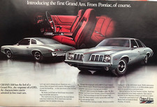 Vintage 1973 Pontiac Grand Am Original Color Ad Pn026 Vintage 1973 Pontiac Grand Am Original Color Ad Pn026