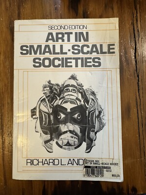 Art In Small Scale Society s Richard L. Anderson 