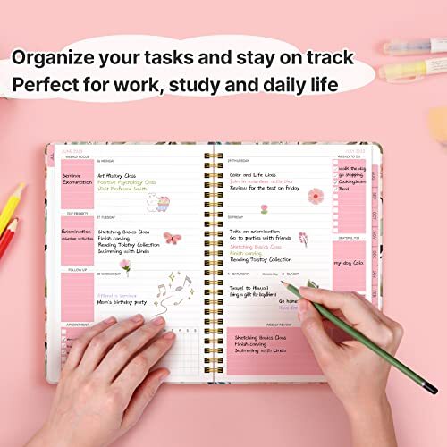 Academic Year Planner 2023-2024 Daily Weekly and Monthly Agenda for Women, - Bild 2 von 7