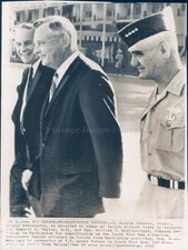 1965 Photo Alexis Johnson Deputy Ambassador Plane Saigon Airport Military Taylor