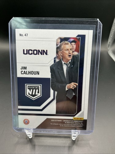 JIM CALHOUN 2025 Panini UConn Basketball Legendary Swirl /199 - Picture 2 of 2
