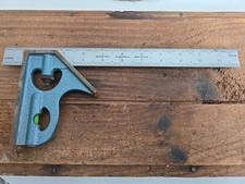Brown & Sharpe 12β Combo Square Set. Made In USA Machinist Tool