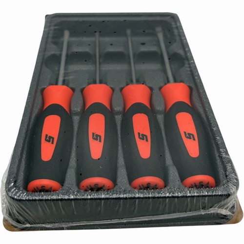 Snap On Tools Mini Pocket Screwdriver Set 4 piece Orange 6 inch - Picture 15 of 24