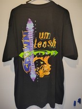 1997 XL Spawn Unleash Todd McFarlane Black T-shirt Made In USA Giant Tag