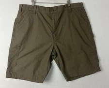 Carhartt Mens B147 LBR Carpenter shorts Brown Original Fit Utility Size 42