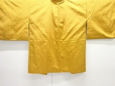 7753992: JAPANESE KIMONO JAPANESE HAORI / TSUMUGI / WOVEN STRIPE