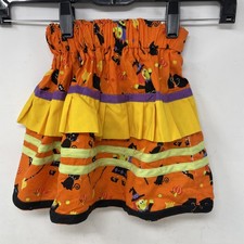 Native American Seminole Miccosukee Patchwork Handmade Halloween Girl Skirt 47 