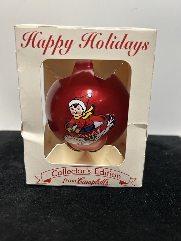 1996 Campbell’s Kids Christmas Ornament Collector’s Edition with Box